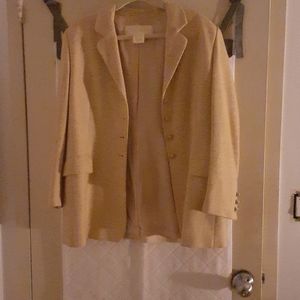 Escada Cashmere Beige Blazer